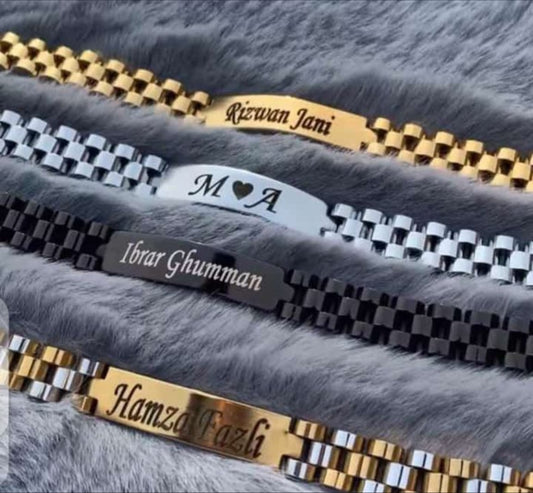 Engraved Name Bracelet + Free Ring Just 1250!