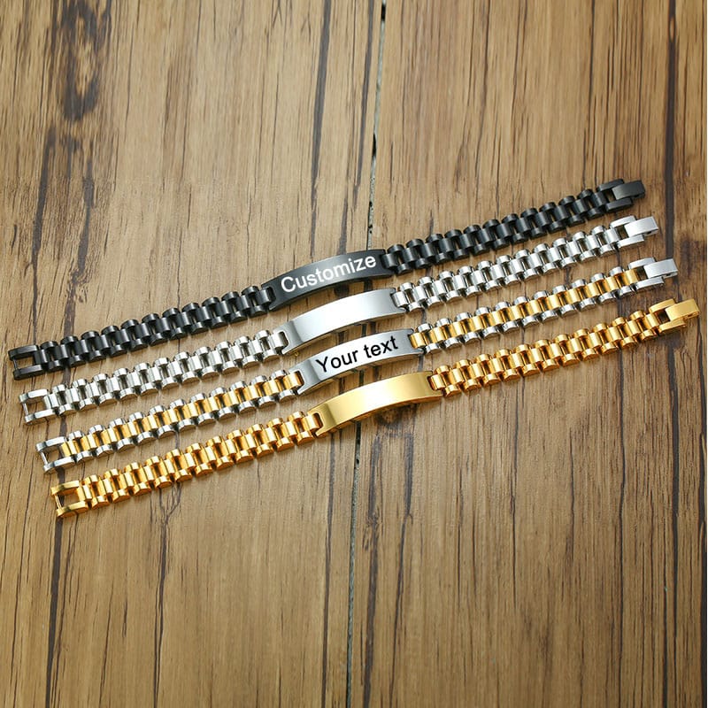 Engraved Name Bracelet + Free Ring Just 1250!